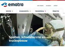 Tablet Screenshot of ematra.nl